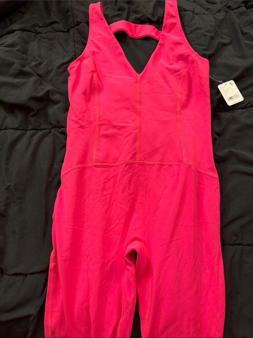 FP Movement Bright Pink Tank Jumpsuit